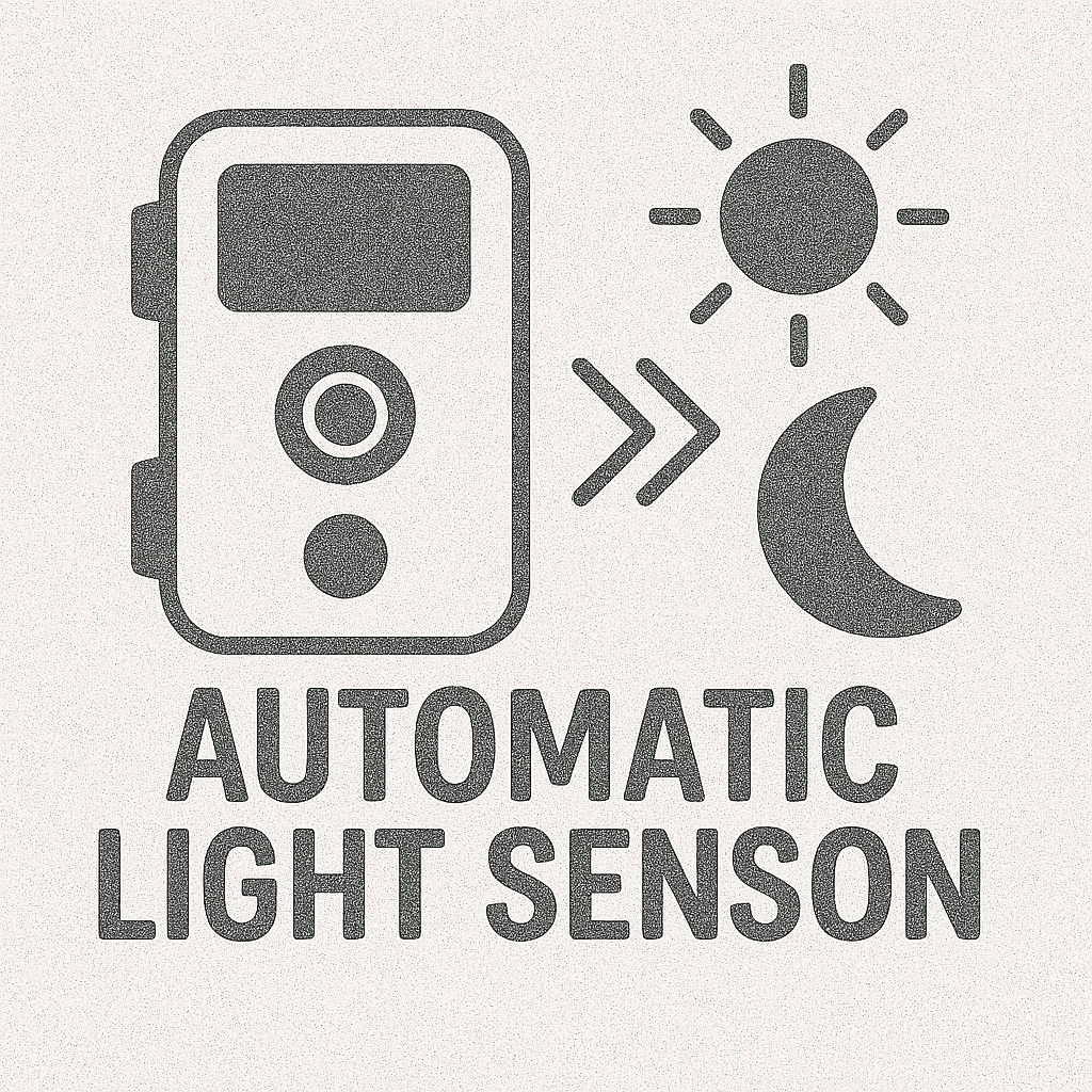 Automatischer Lichtsensor in Wildkameras