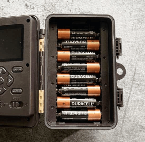 Batteriefach in Wildkameras