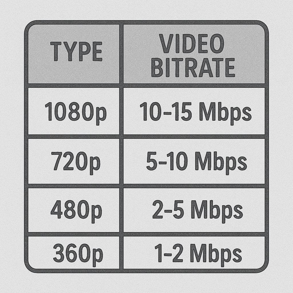 Bitrate in Trail Cameras