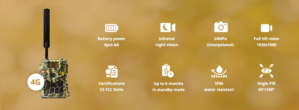 Wachman Rio4G Trail-Kamera