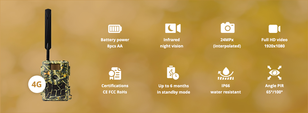 Wachman Rio4G Trail-Kamera